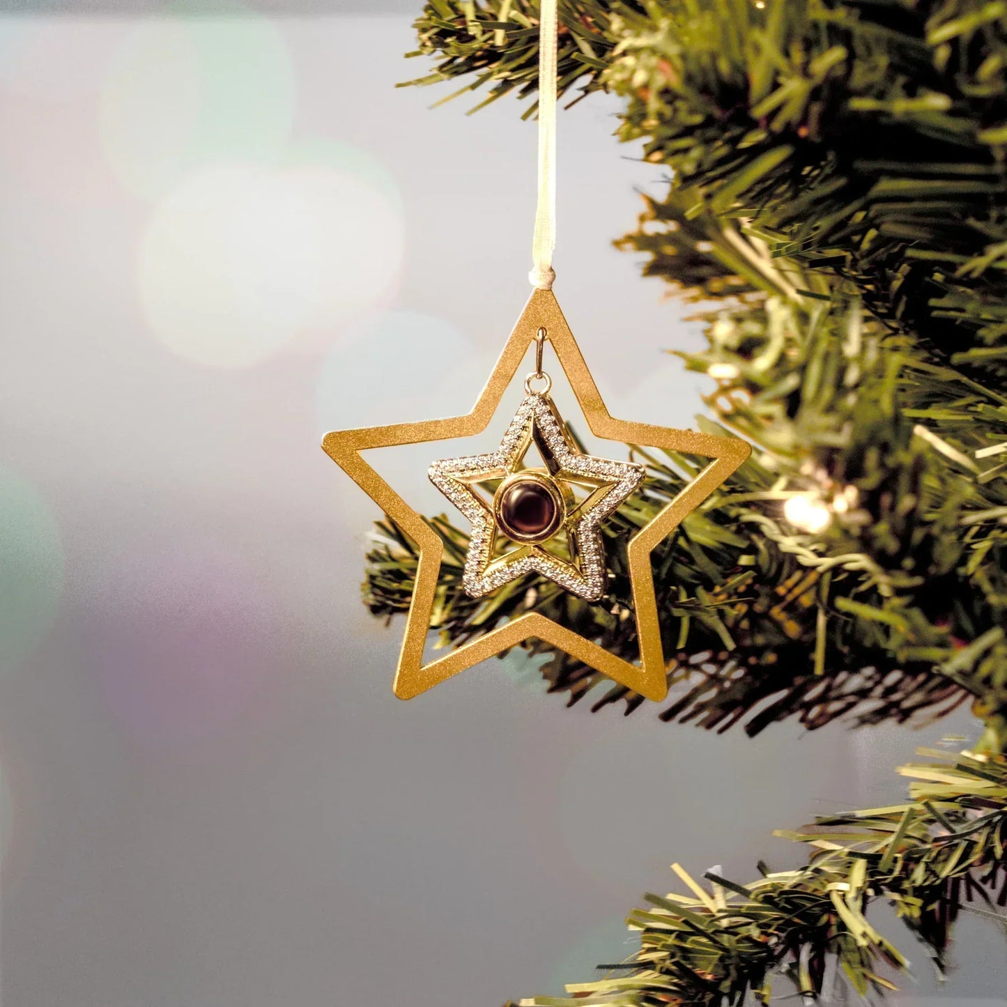 Personalized Star Photo Ornament