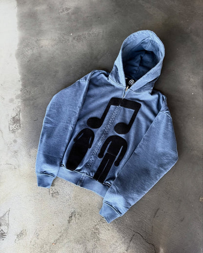 “MUSIC CONNECTS US” ZIP-UP