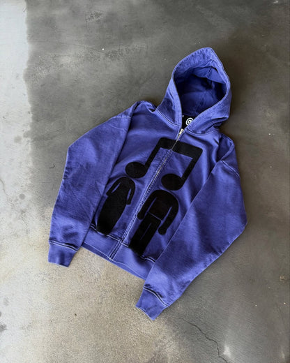 “MUSIC CONNECTS US” ZIP-UP