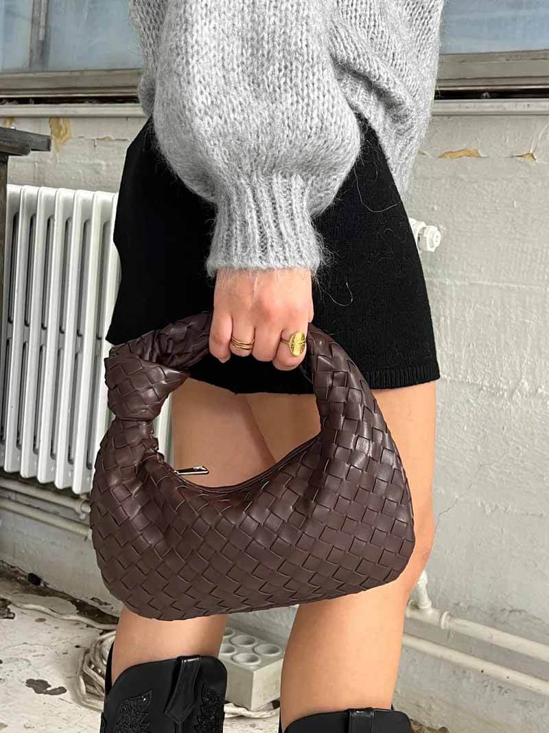 Luxe woven bag mini