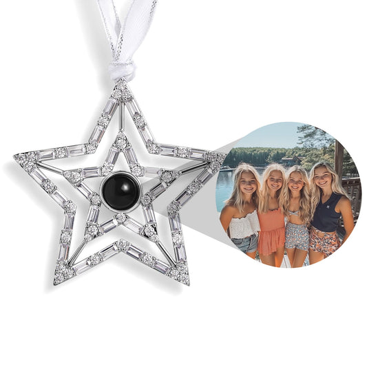 Personalized Star Photo Ornament